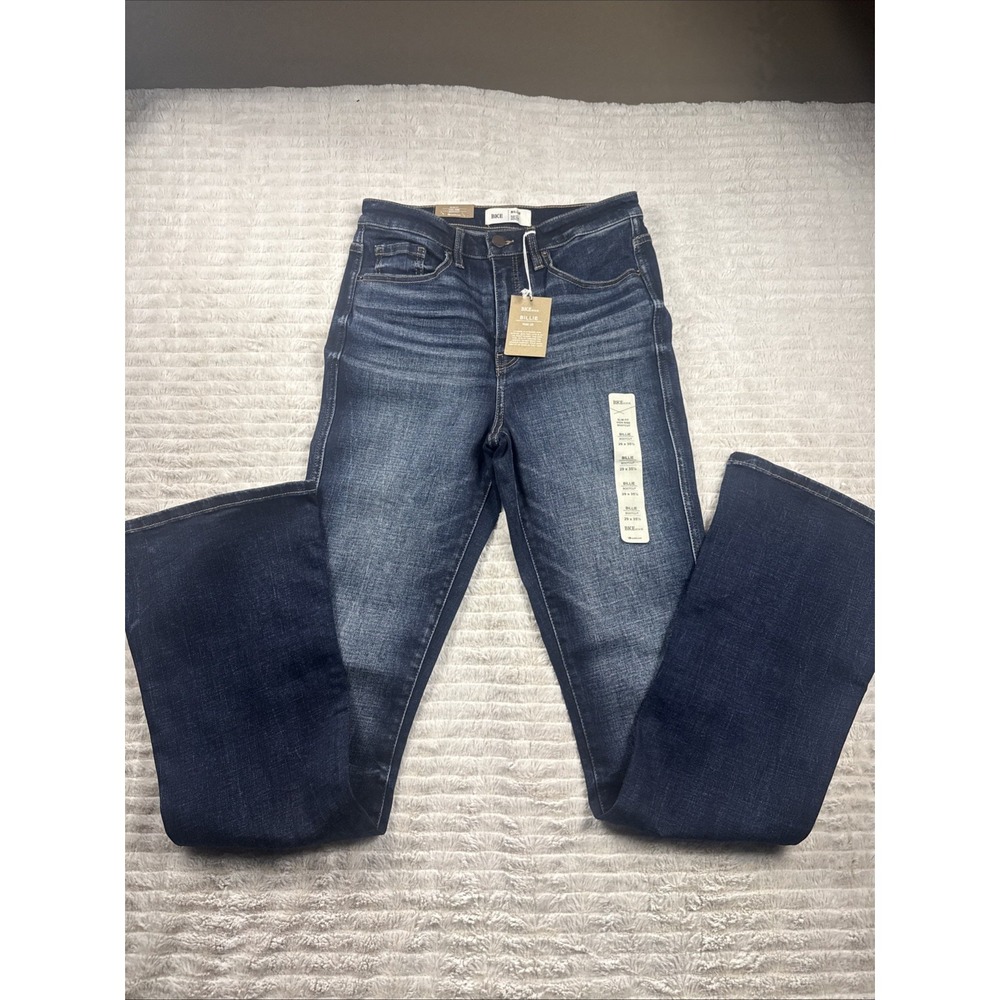 NWT Buckle BKE Womens 29x35 Billie Bootcut Blue Jean Slim Fit High Rise $72.99 - Picture 2 of 16